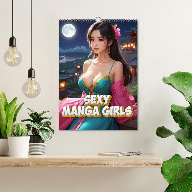 Produktbild: Sexy Manga Girls (Wandkalender 2026 DIN A3 hoch), CALVENDO Monatskalender