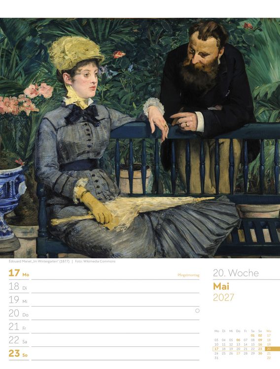 Produktbild: Kunstwelt Wochenplaner Kalender 2027 | Impressionismus und Klassische Moderne