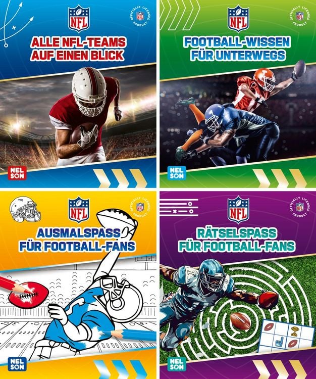 Produktbild: Nelson Mini-Bücher: 4er NFL 1-4