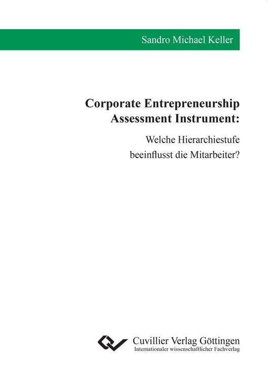 Produktbild: Corporate Entrepreneurship Assessment Instrument