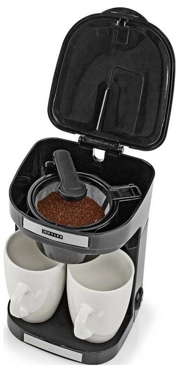 Produktbild: Butler 16100129 Kaffeemaschine Schwarz, Silber