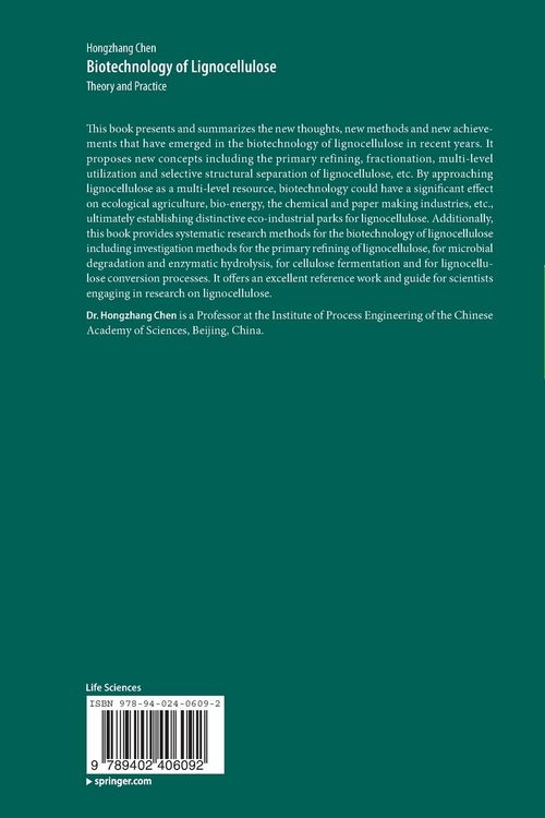 Produktbild: Biotechnology of Lignocellulose