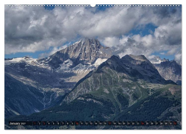 Produktbild: Valais Swiss Beauty (High Quality Premium Wall Calendar 2027 DIN A2 landscape),CALVENDO 12 Month Wall Calendar