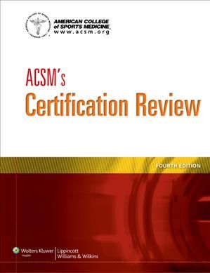 Produktbild: American College of Sports Medicine: ACSM's Certification Re