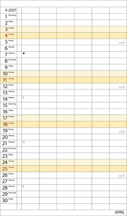 Produktbild: XL Familienplaner 2027