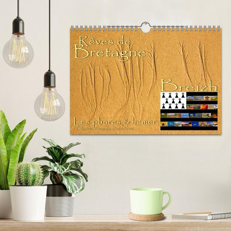 Produktbild: Rêves de Bretagne - Breizh (Calendrier mural 2026 DIN A4 vertical), CALVENDO calendrier mensuel