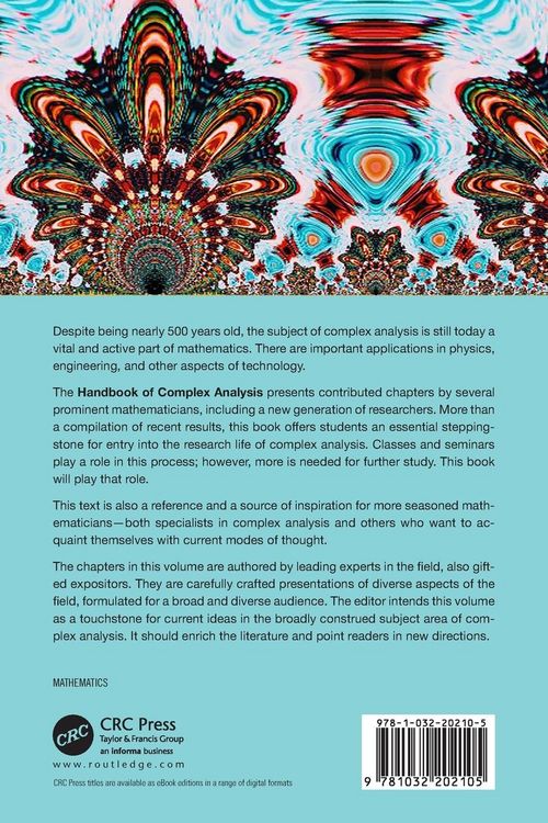 Produktbild: Handbook of Complex Analysis