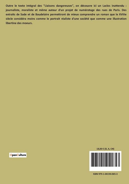 Produktbild: Les Liaisons dangereuses