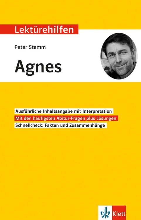 Produktbild: Lektürehilfen Peter Stamm 'Agnes'