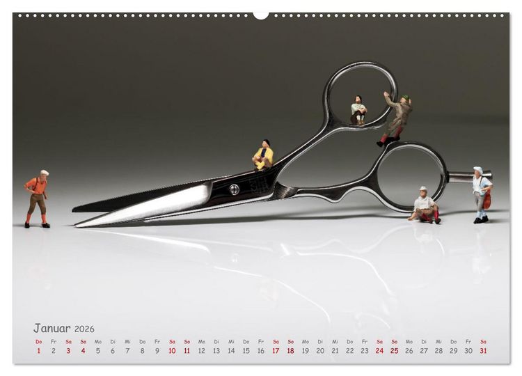 Produktbild: Hair-liche Zeiten (hochwertiger Premium Wandkalender 2026 DIN A2 quer), Kunstdruck in Hochglanz