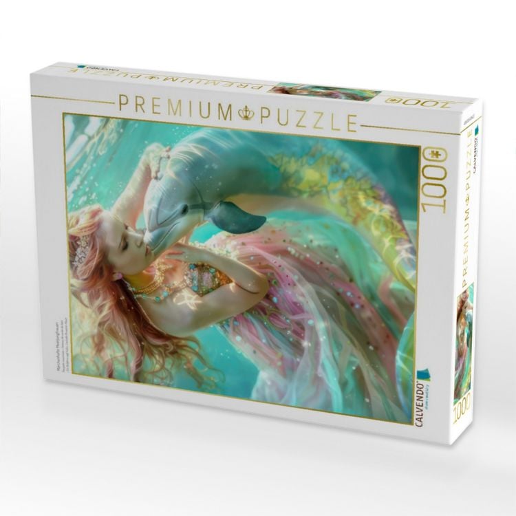 Produktbild: CALVENDO Puzzle M&auml;rchenhafte Meerjungfrauen | 1000 Teile Lege-Gr&ouml;&szlig;e 64x48cm Foto-Puzzle f&uuml;r gl&uuml;ckliche Stunden