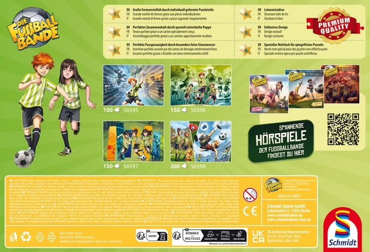 Produktbild: Die Fussballbande, Leons Fallr&uuml;ckzieher, 200 Teile