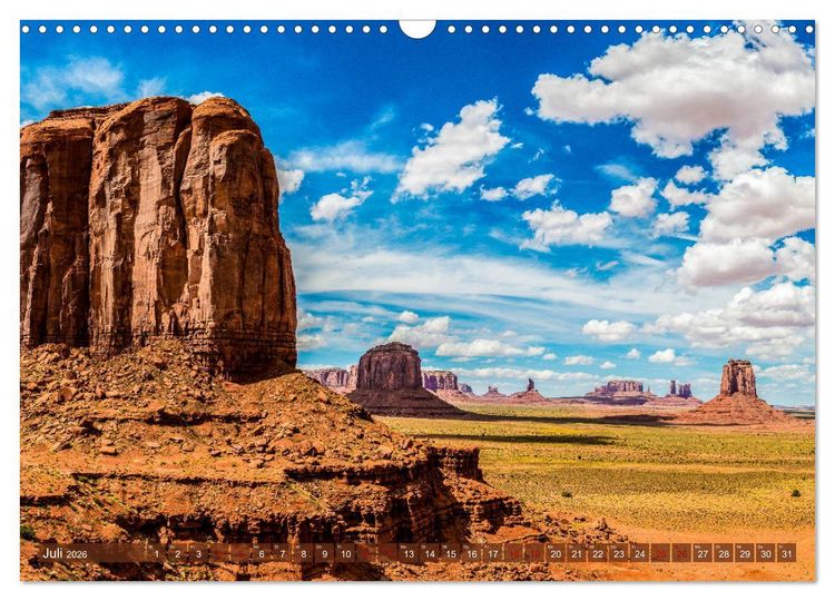 Produktbild: Atemberaubendes Amerika - Die sch&ouml;nsten Nationalparks im Westen der USA (Wandkalender 2026 DIN A3 quer), CALVENDO Monatskalender