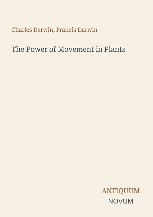 Produktbild: The Power of Movement in Plants
