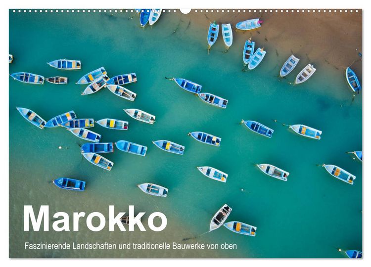 Produktbild: Marokko - Faszinierende Landschaften und traditionelle Bauwerke von oben (Wandkalender 2026 DIN A2 quer), CALVENDO Monatskalender