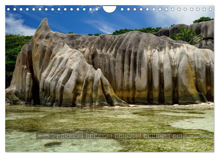 Produktbild: Seychellen - Inselparadiese Mah&eacute; La Digue Praslin (Wandkalender 2026 DIN A4 quer), CALVENDO Monatskalender