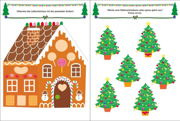 Produktbild: Metallic-Stickerspa&szlig; - Weihnachten
