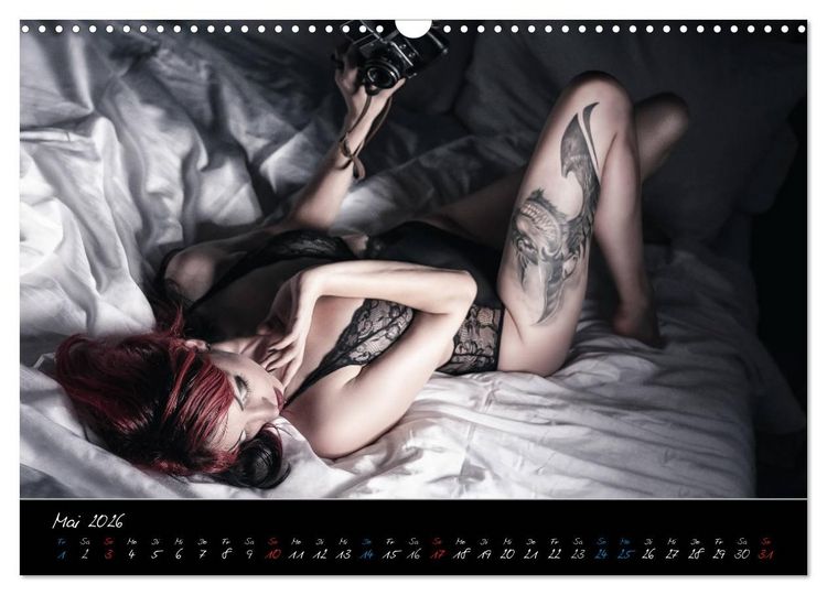 Produktbild: PinUp-Kalender 2026 (Wandkalender 2026 DIN A3 quer), CALVENDO Monatskalender