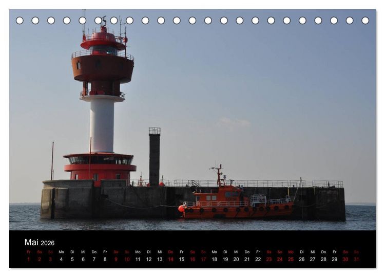 Produktbild: Marina Guide's Segelimpressionen 2026 (Tischkalender 2026 DIN A5 quer), CALVENDO Monatskalender