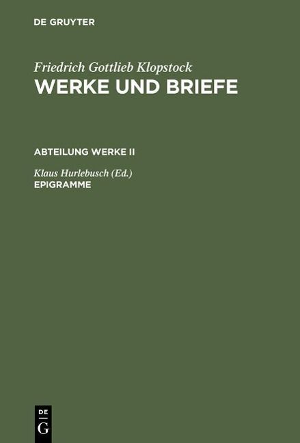 Produktbild: Epigramme