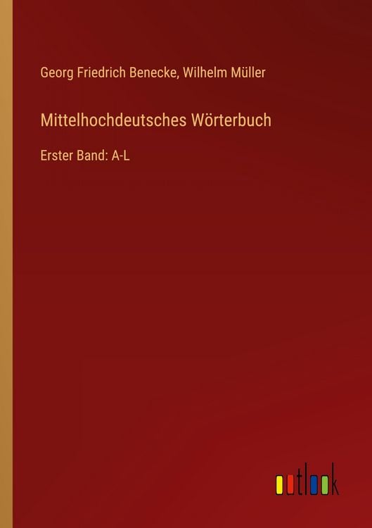 Produktbild: Mittelhochdeutsches W&ouml;rterbuch