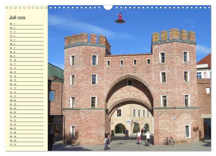 Produktbild: Landshut erleben (Wandkalender 2026 DIN A3 quer), CALVENDO Monatskalender