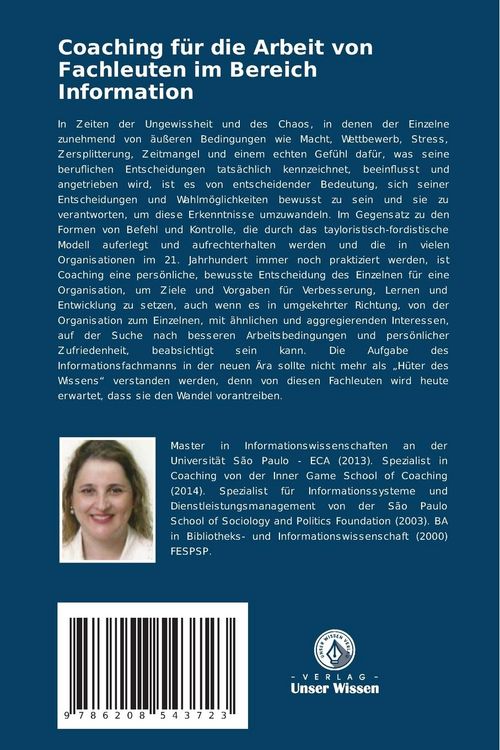 Produktbild: Coaching f&uuml;r die Arbeit von Fachleuten im Bereich Information