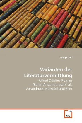 Produktbild: Gerl Svenja: Varianten der Literaturvermittlung