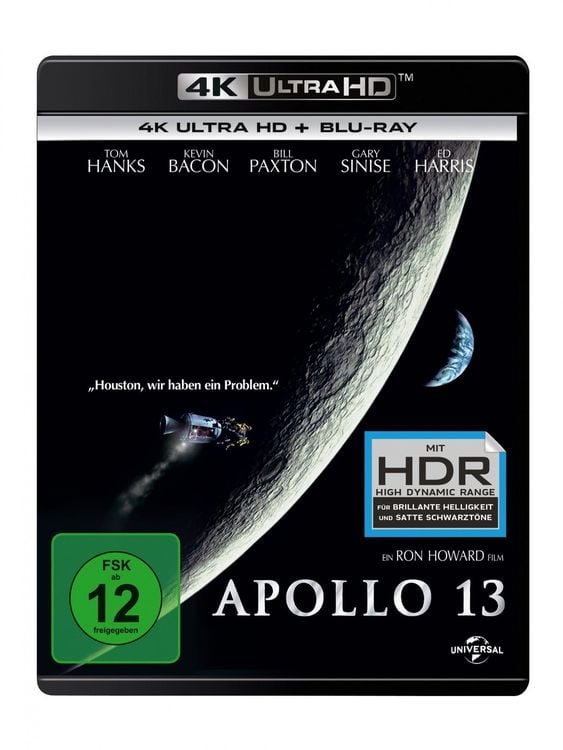 Produktbild: Apollo 13 (4K Ultra HD) (+ Blu-ray 2D)