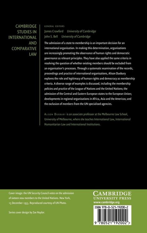 Produktbild: The Participation of States in International Organisations