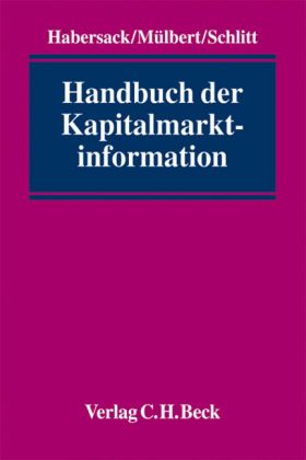 Produktbild: Handbuch der Kapitalmarktinformation