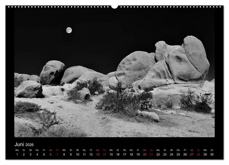 Produktbild: Soultouch - Schwarzwei&szlig; Landschaften, die die Seele ber&uuml;hren (hochwertiger Premium Wandkalender 2026 DIN A2 quer), Kunstdruck in Hochglanz