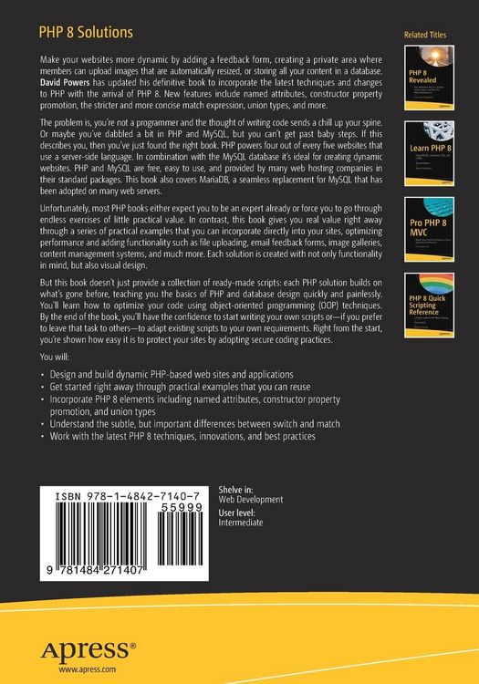 Produktbild: PHP 8 Solutions