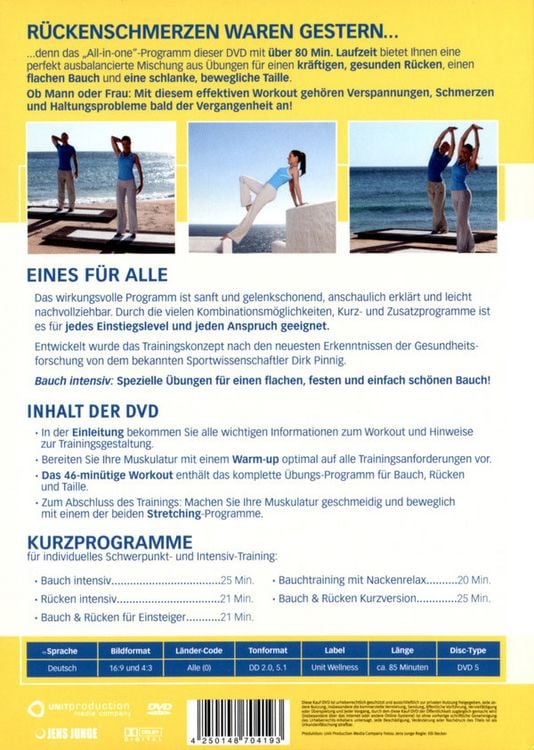 Produktbild: Vital - Workout f&uuml;r Bauch und R&uuml;cken