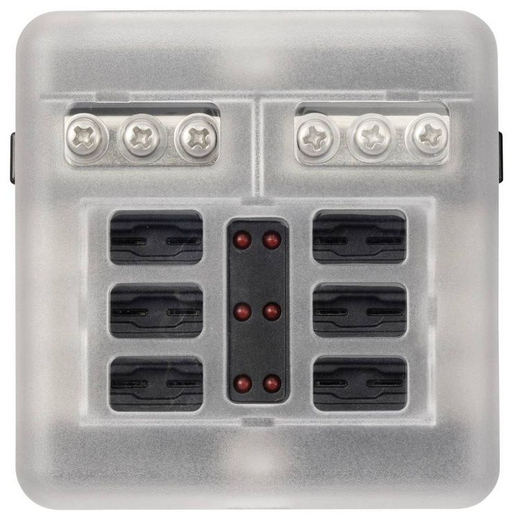Produktbild: TRU COMPONENTS SICHERUNGS BOX 6-tlg TC-13473376 5 A, 10 A, 15 A, 20A