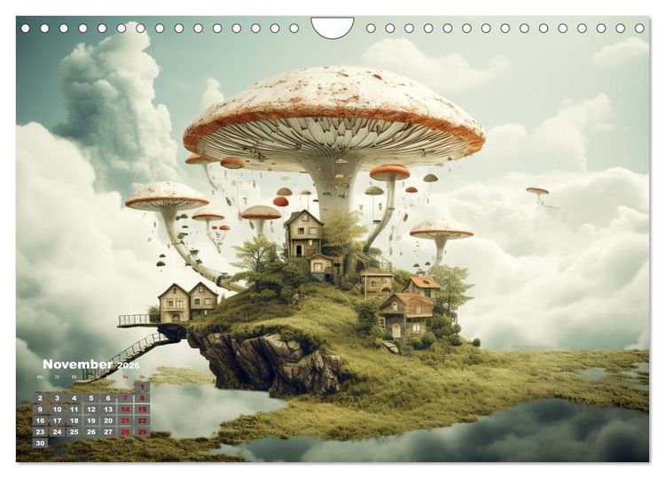 Produktbild: Fantastische Inselwelten (Wandkalender 2026 DIN A4 quer), CALVENDO Monatskalender