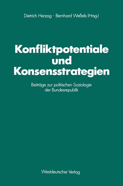Produktbild: Konfliktpotentiale und Konsensstrategien