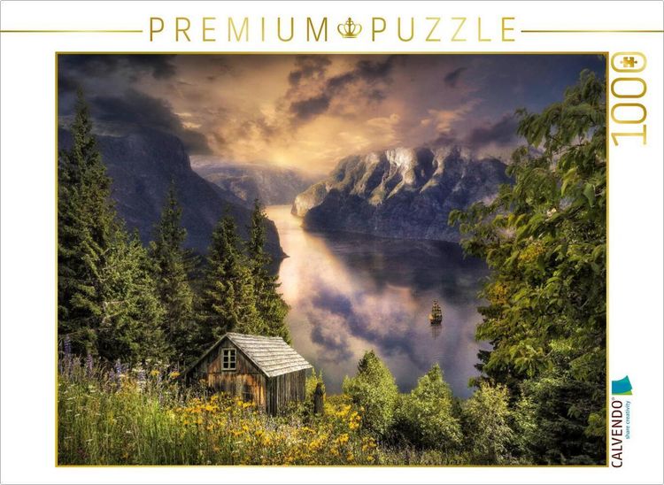Produktbild: CALVENDO Puzzle Die Stille des Nordens | 1000 Teile Lege-Gr&ouml;&szlig;e 64x48cm Foto-Puzzle f&uuml;r gl&uuml;ckliche Stunden