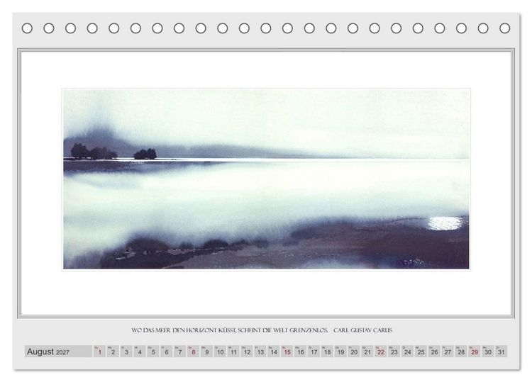 Produktbild: Zauber einer Insel (Tischkalender 2027 DIN A5 quer), CALVENDO Monatskalender