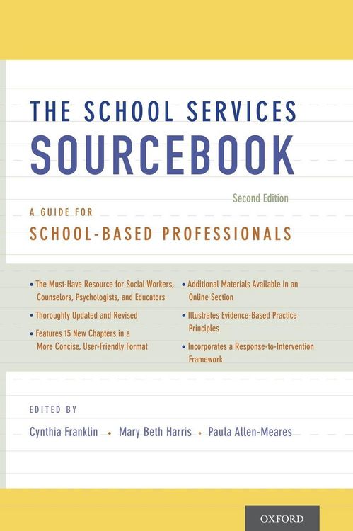 Produktbild: The School Services Sourcebook, Second Edition