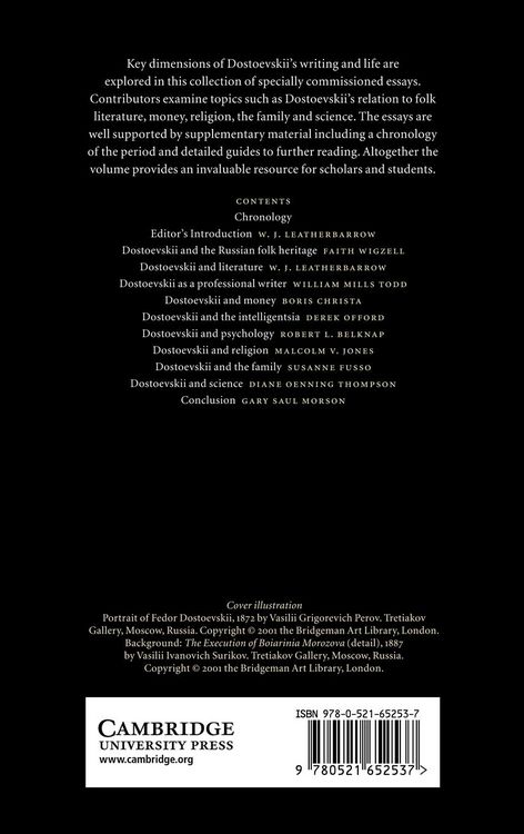 Produktbild: The Cambridge Companion to Dostoevskii