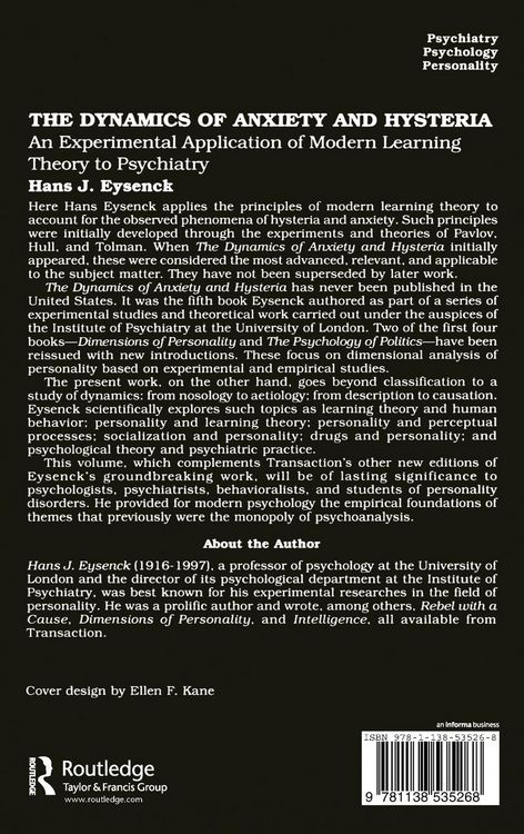 Produktbild: The Dynamics of Anxiety and Hysteria