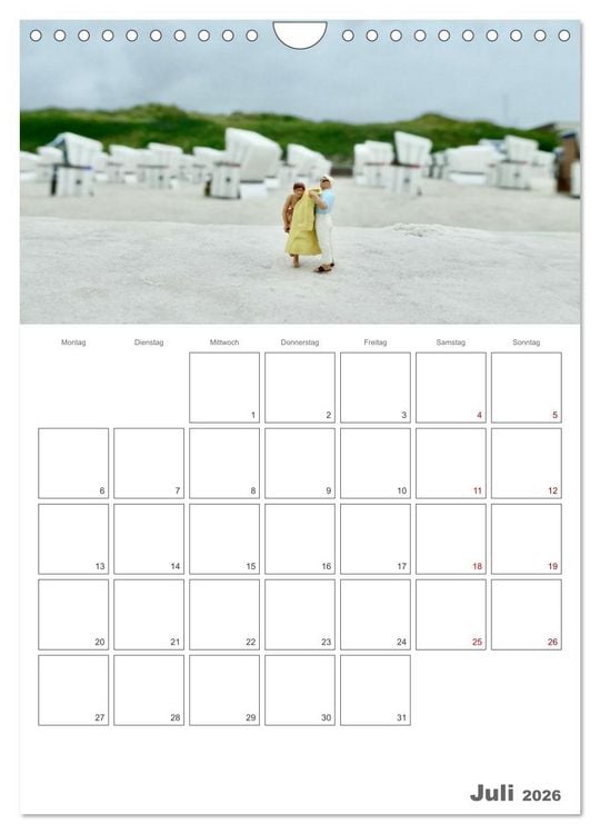 Produktbild: Wangerooge anders erleben (Wandkalender 2026 DIN A4 hoch), CALVENDO Monatskalender
