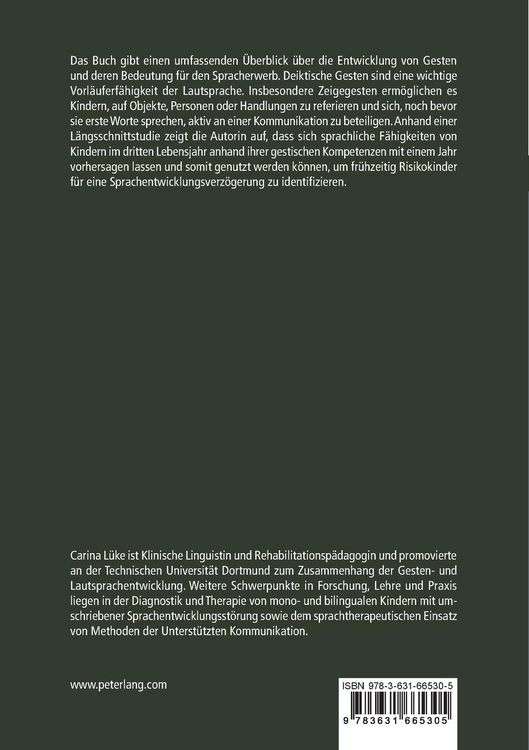 Produktbild: Gestische Kommunikation als Vorl&auml;ufer von Sprache