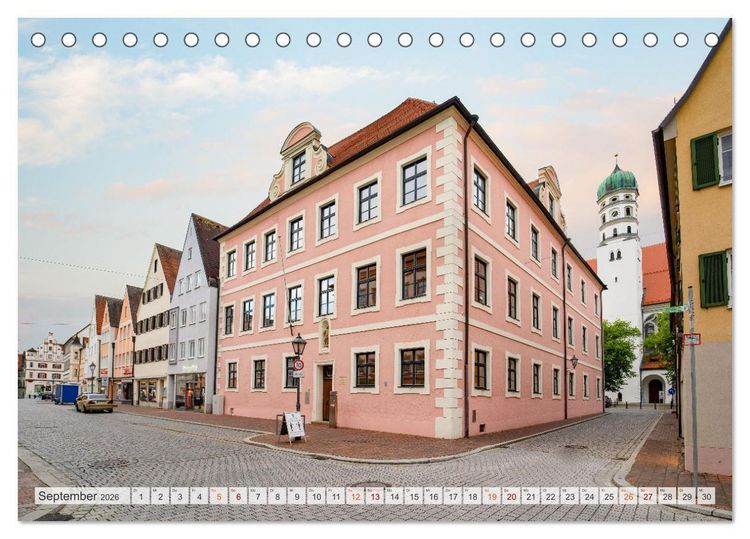 Produktbild: Dillingen an der Donau Impressionen (Tischkalender 2026 DIN A5 quer), CALVENDO Monatskalender