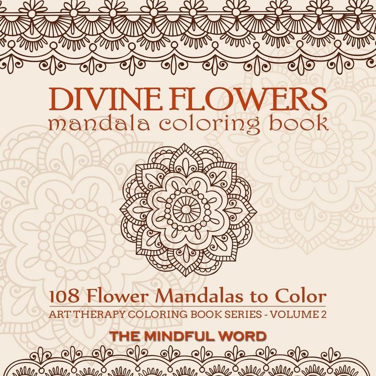 Produktbild: Divine Flowers Mandala Coloring Book