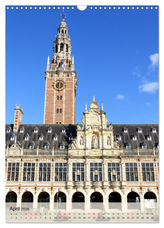 Produktbild: L&ouml;wen und Mecheln - Zwei Highlights in Belgien (Wandkalender 2026 DIN A3 hoch), CALVENDO Monatskalender