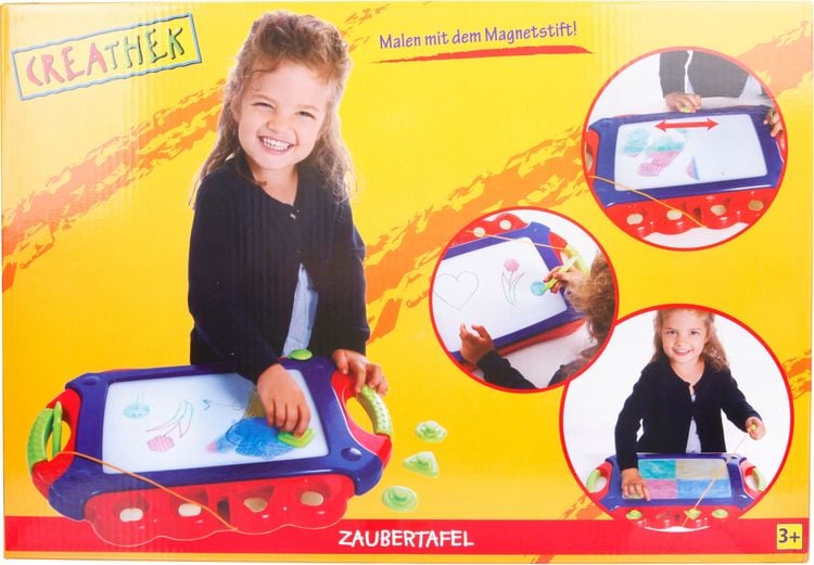 Produktbild: Magnet Maltafel mit 4 Stempeln