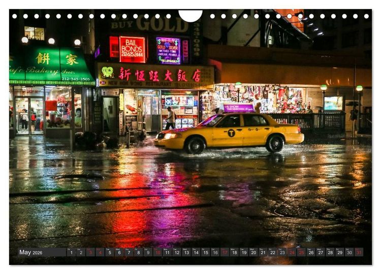 Produktbild: New York City favorites / UK-Version (Wall Calendar 2026 DIN A4 landscape), CALVENDO 12 Month Wall Calendar