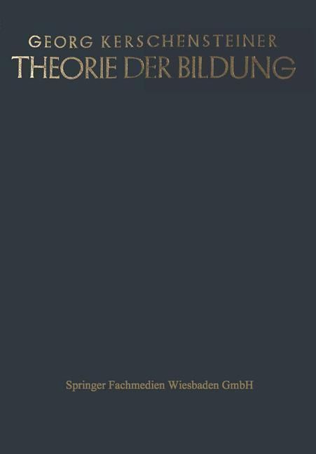 Produktbild: Theorie der Bildung